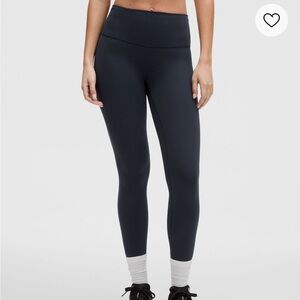 Lululemon Wunder Train HR Tight 28" in True Navy